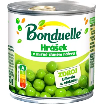 Luštěnina Bonduelle Hrášek v mírně slaném nálevu 212 ml
