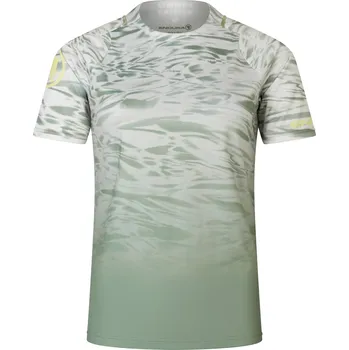 cyklistický dres Endura dámský dres s krátkým rukávem Marble LTD Printed S/S Tee Machair Green - vel. XXL r.25
