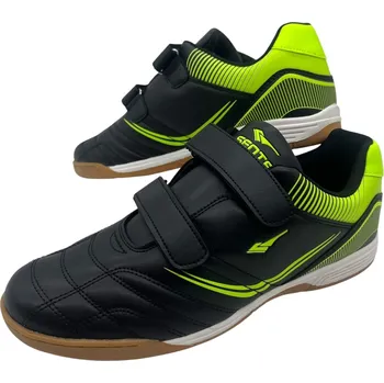 Pánská sálová obuv Sente Pánské černé sálovky na suchý zip Barva: Černá, Velikost: 45