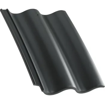 Střešní krytina Taška střešní Betonpres Duna Exclusiv břidlicově černá