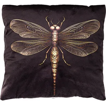 Povlak na polštářek Povlak na polštář 40x40 na zip velur - Vážka