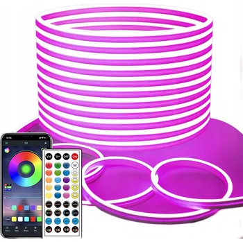 LED osvětlení LED PÁSEK RGB 10m VODĚODOLNÝ Ledy 5050 Lišta 24V Barevný S DÁLKOVÝM OVLÁDÁNÍM