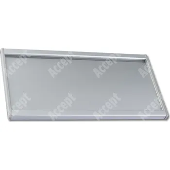 Informační tabulka Stříbrná dveřní tabulka Klassik Plus 103 o velikosti&nbsp;187 x 103 mm