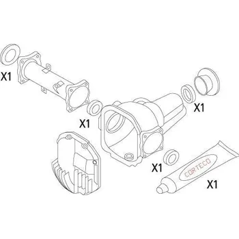 Auto-moto Sada těsnění, diferenciál CORTECO 19536138