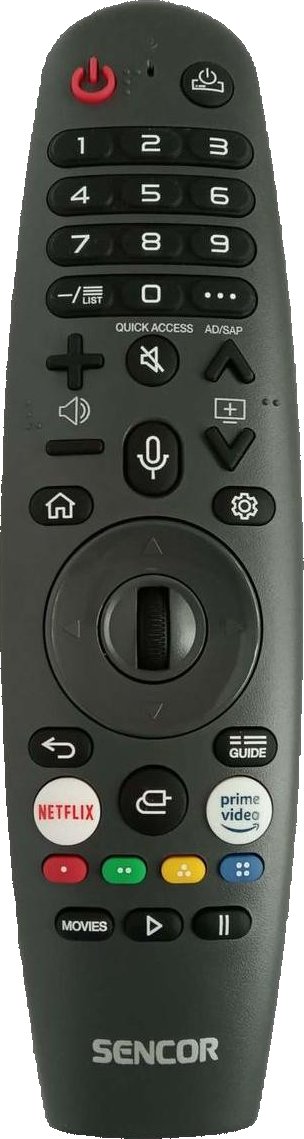 Originální dálkové ovladání SENCOR SLE MAGIC RCU (2021)