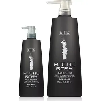 Vlasová regenerace BES Arctic Gray – Tónovací maska na vlasy 1000 ml