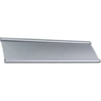 Informační tabulka Stříbrná dveřní tabulka Klassik Inox 087 o velikosti&nbsp;297 x 87 mm