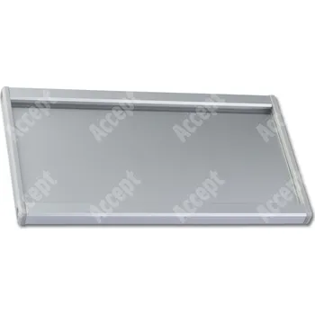 Informační tabulka Stříbrná dveřní tabulka Klassik Plus 087 o velikosti&nbsp;148 x 87 mm