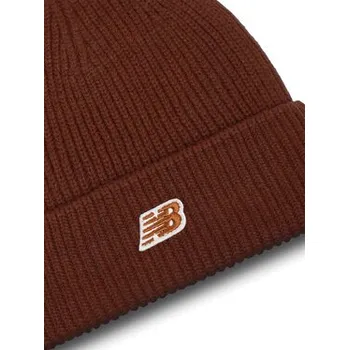 Čepice Čepice New Balance Winter Watchman Beanie Patch V3.0 LAH53008ROK Hnědá OS