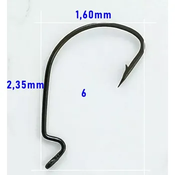 Rybářský háček OFFSETOVÝ HÁČEK KUMHO VEL 6 - 10KS