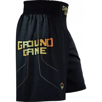 Pánské kraťasy Ground Game Boxerské Kraťasy černé, tréninkové pro box Gold 2.0, vel M