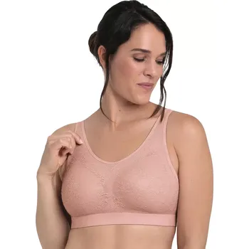 Souprava dámského spodního prádla Bezkosticová braletka Anita 4700X mastektomická rosewood velikost XL