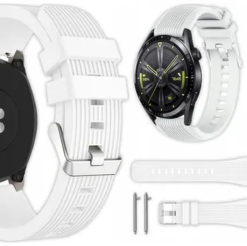 Řemínek na hodinky Řemínek Vanfone pro Huawei 22mm bílý