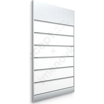 Informační tabulka Stříbrná&nbsp;dveřní tabulka&nbsp;SlimSlatz&nbsp;o velikosti&nbsp;187 x 325 mm&nbsp;s&nbsp;zásuvným systémem