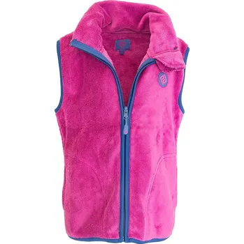 Dívčí vesta Pidilidi vesta dívčí chlupatá se stojáčkem, Pidilidi, PD1140-07, fuchsia 2023 Velikost: 86/92, SizeAge: 2/3let