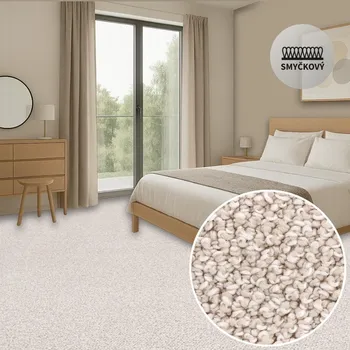 Koberec Metrážový koberec Breno SYMBIO 31 Označení šíře role: 4 m