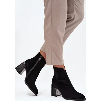 Dámská zimní obuv Boty na podpatku model 216831 Step in style 38