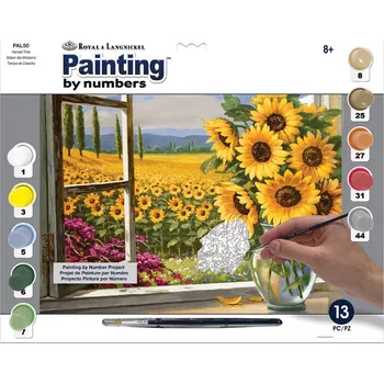 Royal Malování podle čísel 30x40 cm - Slunečnice