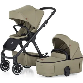 Kočárek PETITE&MARS kombinovaný kočárek ICON 2v1 Lite Air Mossy Green
