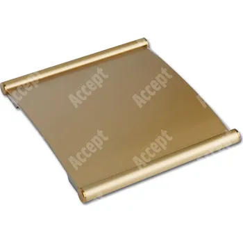Informační tabulka Zlatá dveřní tabulka Plato 120&nbsp;o velikosti&nbsp;120 x 120 mm