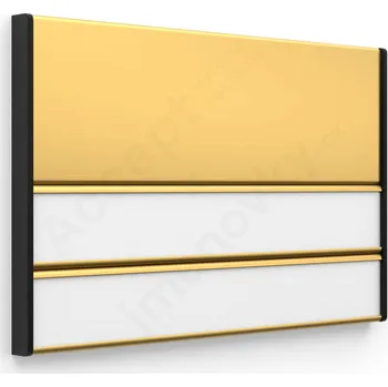 Informační tabulka Zlatá&nbsp;dveřní tabulka&nbsp;ACS&nbsp;o velikosti&nbsp;187 x 125 mm&nbsp;s&nbsp;kombinovaným systémem