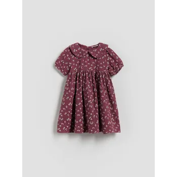 Dívčí šaty Reserved - Mušelínové šaty - hnědá - 474FW-83X - 474FW-83X-86