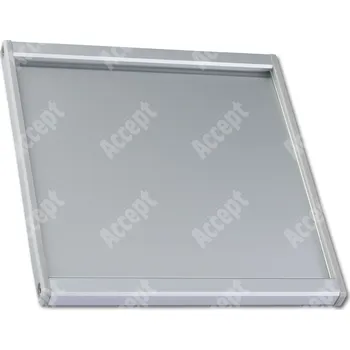 Informační tabulka Stříbrná dveřní tabulka Klassik Plus 132 o velikosti&nbsp;120 x 132 mm