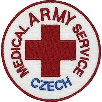 Nášivka Nášivka AČR Zdravotní služba (Kombinovaně vyšívaná nášivka AČR - originál)