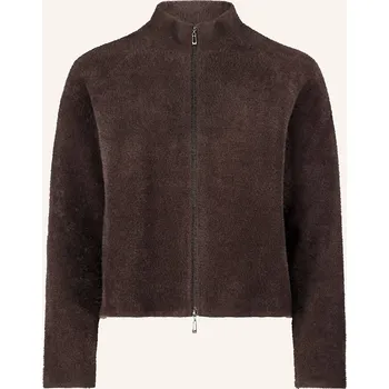 Dámský svetr Betty Barclay Dámská Bunda Z Umělé Kožešiny, tmavě hnědá, 48