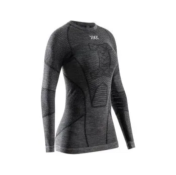 Dámské tričko X-Bionic Symbio Merino Shirt LS Women Rhino Grey šedá S