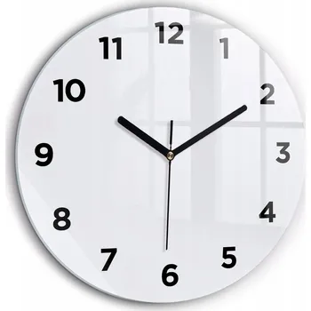 Hodiny Nástěnné hodiny Wallfluent bílé 60 cm