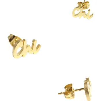 Náušnice Náušnice puzety Zlaté Chi Chi :) - 1 Pár