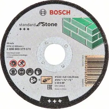 Řezný kotouč BOSCH Dělicí kotouč rovný Standard for Stone Professional (2608603177)