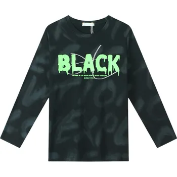 Chlapecké TRIČKO černé Kugo MC9808