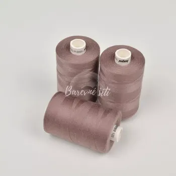 Niť Béžová Tmavá Premium, UNIPOL 1000m NEW (Nitě)