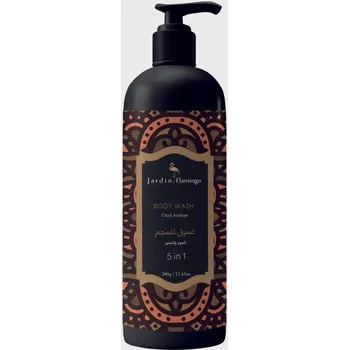 Sprchový gel Jardin Flamingo Oud Amber Body Wash 5 in 1 sprchový gel 500 ml