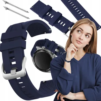 Příslušenství k chytrým hodinkám Řemínek pro Huawei Watch GT 5 46mm chytré hodinky tmavě modrý řemínek 22mm