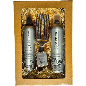 Kosmetická sada Dárková kazeta BES + Olivia Garden | Pěna, lak, kartáč – Lvhair.cz