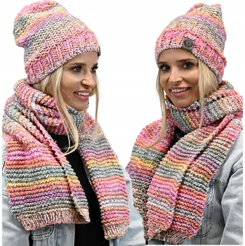 Čepice Alur sada: čepice a šála, univerzální velikost, vícebarevná