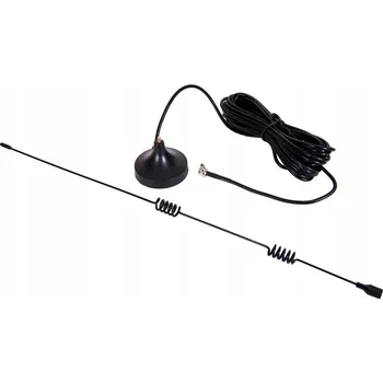 Příjem digitálního pozemního vysílání Anténa MAT-COMPANY 4G LTE 35dBi Omni s přísavkou 2 m