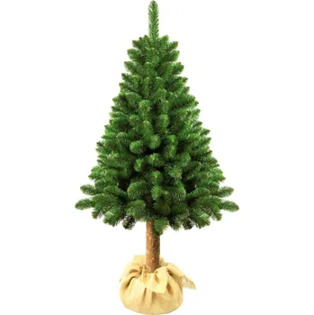 Vánoční stromek Umělý vánoční stromek na kmeni 160 cm - vysoká kvalita zelená 160 cm