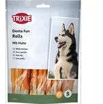 30ks Trixie Denta Fun kuřecí žvýkací rolky cca 12 cm