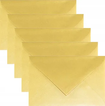 Obálka Obálky C7 Sirio Pearl Aurum zlaté - 25 Ks.