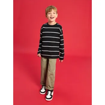 Chlapecké tričko Sinsay - Tričko s dlouhými rukávy - černá - 544DN-99X - 544DN-99X-110