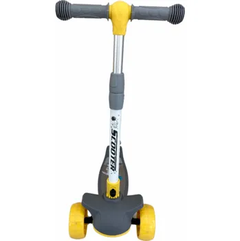 Koloběžka Dětská tříkolová koloběžka žlutá