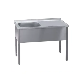 Sporák REDFOX Stůl mycí 140x70x90 - 1x dřez 50x40x30 odkapávací plocha pravá | REDFOX - MSJOP 7014