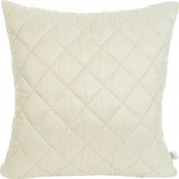 Povlak na dekorativní polštářek Dekorační povlak na polštář 40x40 krémový s kosočtverci
