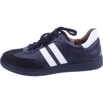 Pánské polobotky OBUV JANA ČR Kožené polobotky 1469 černo/bílé Velikost: 39