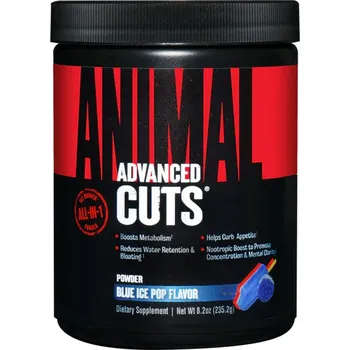 Anabolizér Universal Nutrition Animal Cuts Powder 248 g Příchuť: Modrý ledový pop