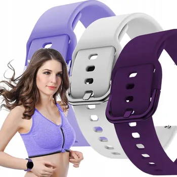 Řemínek na hodinky Sada: 3x Řemínek pro Samsung Galaxy Watch 7 40mm chytré hodinky řemínek 20mm